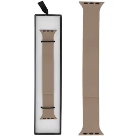 pasek-do-apple-watch-glacierx-silicone-magnetic-sand-beige-38-40-41-mm