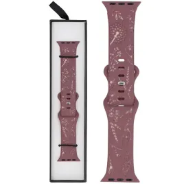 pasek-do-apple-watch-glacierx-silicone-wild-bloom-38-40-41-mm-fioletowy