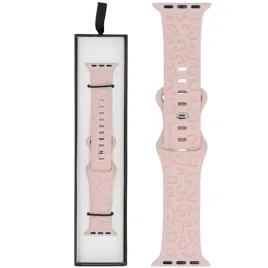 pasek-glacierx-silicone-leopard-dusty-pink-do-apple-watch-38-40-41-mm
