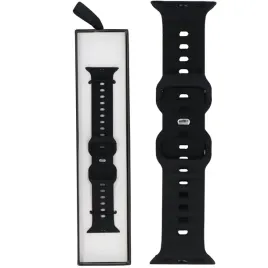 pasek-glacierx-silicone-ribbed-black-do-apple-watch-38-40-41-mm-czarny