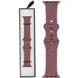 pasek-glacierx-silicone-textured-dark-mauve-do-apple-watch-38-40-41-mm