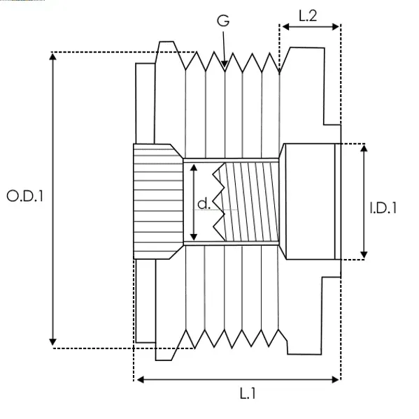 kolo-pasowe-alternatora-wolnobiezne-stan-nowy-jakosc-czesci-zgodnie-z-gvo-q-oryginal-z-logo-producenta-czesci-oem-oes