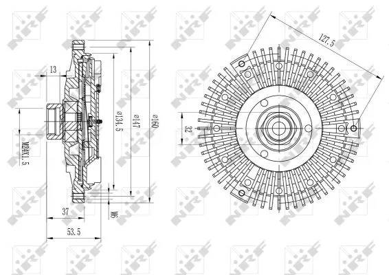 sprzeglo-wiskozowe-bmw-e46-e39-producent-czesci-nrf