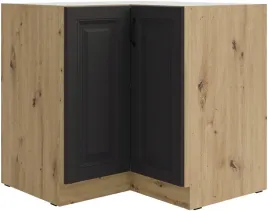 szafa-kuchenna-dolna-narozna-stilo-90x90-dn-2f-bb-grafit-mat-dab-artisan