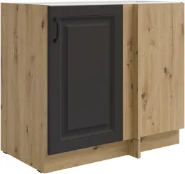 szafka-kuchenna-dolna-narozna-stilo-105-nd-1f-bb-grafit-mat-dab-artisan