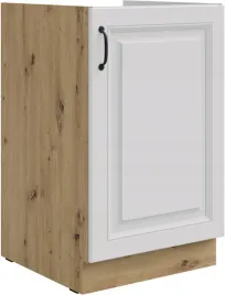 szafka-kuchenna-dolna-stilo-50-d-zl-1f-bb-bialy-mat-dab-artisan