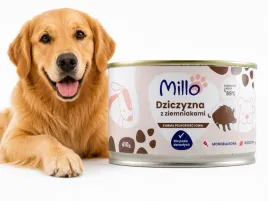 karma-mokra-dla-psa-millo-dorosly-dziczyzna-z-ziemniakami-86percent-miesa-410-g