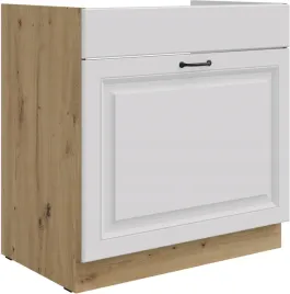 szafka-kuchenna-dolna-stilo-80-zl-1s-bb-bialy-mat-dab-artisan