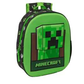 plecak-przedszkolny-minecraft-creeper-3d-duzy-czarny-dla-chlopca