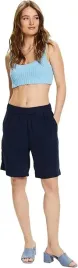 esprit-granatowe-spodenki-z-elastycznym-paskiem-do-polowy-uda-34-6ba