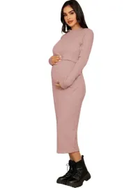 shein-sukienka-olowkowa-rozowa-dzianinowa-44-lor