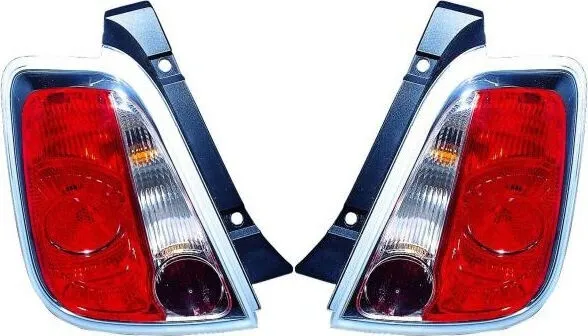 LAMPY TYŁ TYLNE KOMPLET DEPO FIAT 500 ABARTH