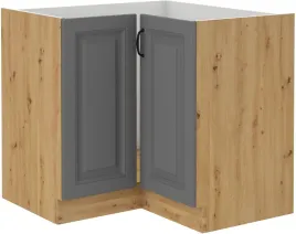 szafa-kuchenna-dolna-narozna-stilo-90x90-dn-2f-bb-dustgrey-dab-artisan