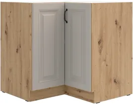 szafka-kuchenna-dolna-narozna-stilo-90x90-dn-2f-bb-claygrey-dab-artisan