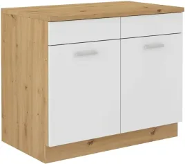 szafka-kuchenna-stojaca-maria-100cm-pod-zlew-bialy-mat-dab-artisan