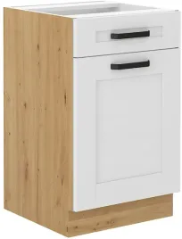 szafka-kuchenna-dolna-luna-50-d-1f-1s-bb-bialy-mat-dab-artisan
