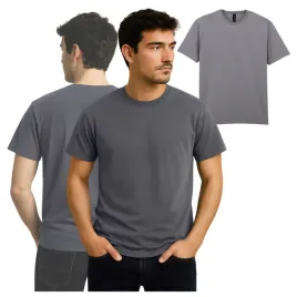 koszulka-meska-t-shirt-ciemnoszary-gildan-100percent-bawelna-amerykanska-r-5xl