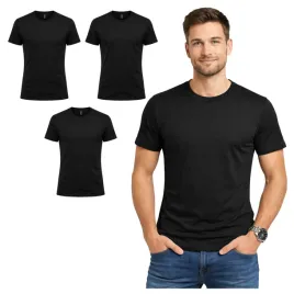 t-shirt-koszulka-meska-czarna-robocza-krotki-rekaw-bawelna-zestaw-3-pak-5xl