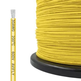 przewod-silikonowy-amass-30awg-elastyczny-izolowany-zolty