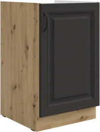 szafka-kuchenna-dolna-stilo-50-d-zl-1f-bb-grafit-mat-dab-artisan