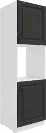 szafka-kuchenna-stilo-60-dp-210-2f-grafit-mat-bialy-mat