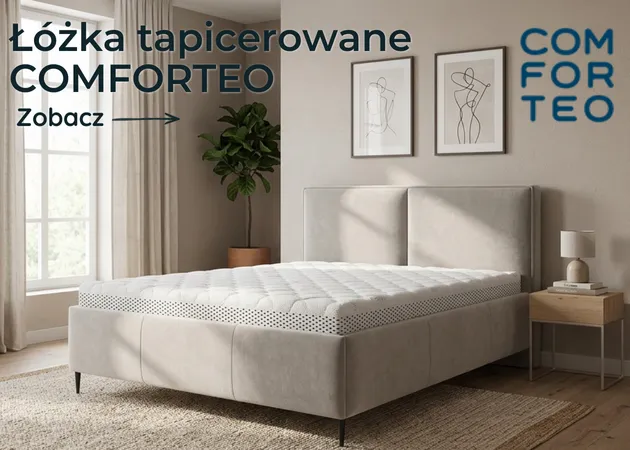 Łóżko tapicerowane comforteo