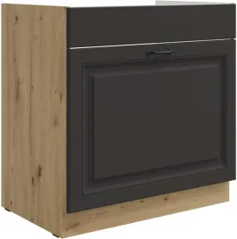 szafka-kuchenna-dolna-stilo-80-zl-1s-bb-grafit-mat-dab-artisan