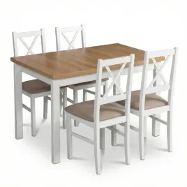 meble-skandynawskie-stol-120x80cm-i-4-krzesla-drewniane-krzyzak