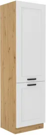 szafka-kuchenna-slupek-luna-60-lo-210-2f-bialy-mat-dab-artisan