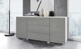 komoda-paris-150cm-bialy-szary-polysk