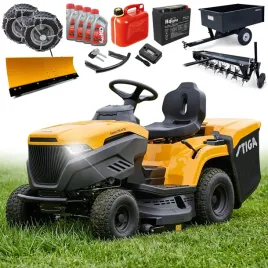 stiga-traktor-ogrodowy-estate-398-w-se-v-twin-automat-98-cm-3w1-duzy-zestaw