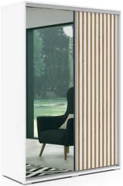 szafa-przesuwna-kair-200-245-62cm-lustro-lamele-dab-craft-zloty-bialy