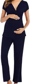 pizama-ciazowa-i-do-karmienia-komplet-modal-granatowy-3xl