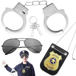 zestaw-zabawek-policyjnych-metalowe-akcesoria-do-cosplay-z-kluczem-odznaka