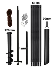 wiertnica-reczna-do-studni-120mm-7m-szlamowka-90
