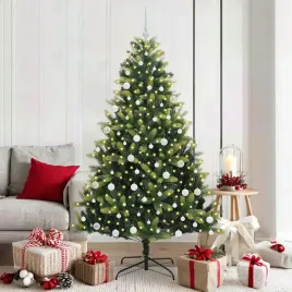 vidaxl-sztuczna-choinka-skladana-na-swieta-300-led-zielony-180-cm