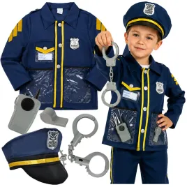 stroj-przebranie-policjanta-bal-przebierancow-krotkofalowka-czapka-kajdanki