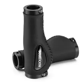 gripy-rowerowe-skorzane-czarne-rockbros-40720001001-13-cm-22-mm