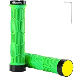 gripy-rowerowe-anatomiczne-z-odblaskiem-zielone-rockbros-40720007005