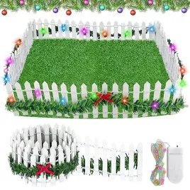 miniaturowe-akcesoria-mini-drewniane-ogrodzenie-akcesoria-bozonarodzeniowe