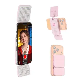 lampa-led-do-selfie-telefonu-glowup-magsafe-iphone-cri97-rozowa-ulanzi-gl01