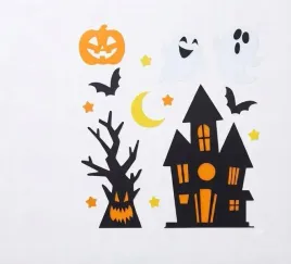 naklejki-zelowe-na-okno-duchy-nawiedzony-dom-gwiazdki-dekoracja-halloween