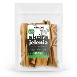 uniszki-skora-jelenia-100g-twardy-naturalny-gryzak-dla-psa