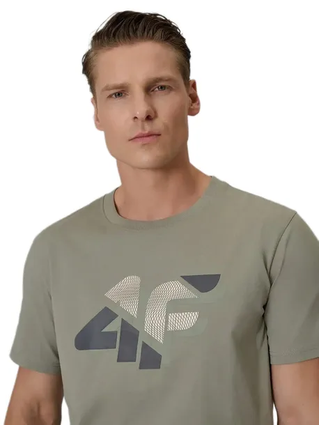 KOSZULKA MĘSKA 4F GŁADKA TSHIRT BAWEŁNA PODKOSZULEK M2667 43S LATO r. XL