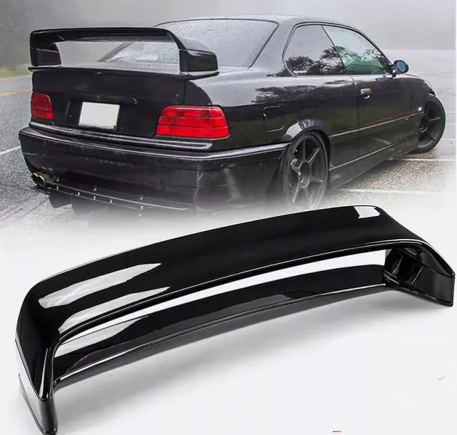 SPOILER LOTKA SPOJLER SKRZYDŁO DUCK TAIL BMW 3 E36 GT CLASS CZARNY POŁYSK