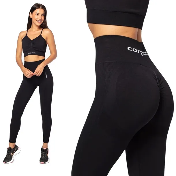 DAMSKIE LEGGINSY SPORTOWE CARPATREE ALLURE NA SIŁOWNIĘ MODNE R S