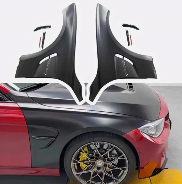 BŁOTNIKI PRZEDNIE BMW F30 F31 M3 STYLE BŁOTNIK PRZÓD M3 LOOK STALOWE P+L