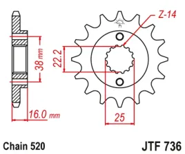 zebatka-przednia-jt-jtf736-16-ducati-monster-600-750-900-stalowa-wytrzymala
