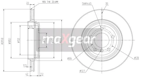 tarcza-ham-bmw-t-e46-98-producent-czesci-maxgear