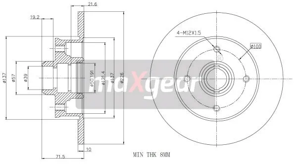 tarcza-ham-vw-t-golf-passat-88-waga-produktu-4-2-kg